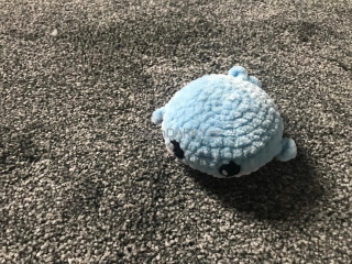 MINI RYBA - světle modrá