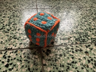 Mini hrací kostka
