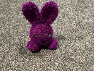 Králíček střední fialový chlupatý